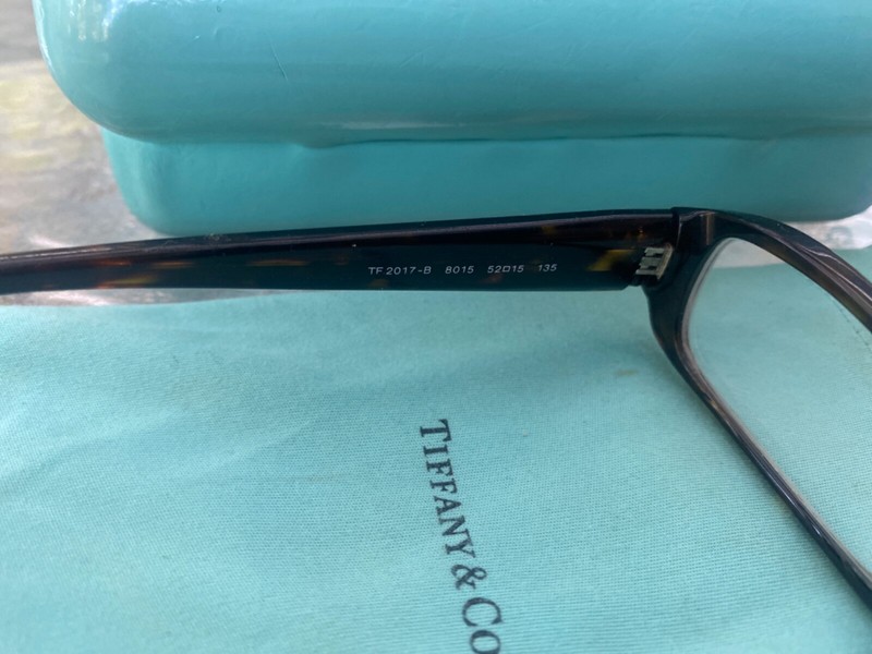 TIFFANY & Co TF 2017-B 8015  EYEGLASSES  135mm WITH CASE & POUCH  ITALY. NICE gallery