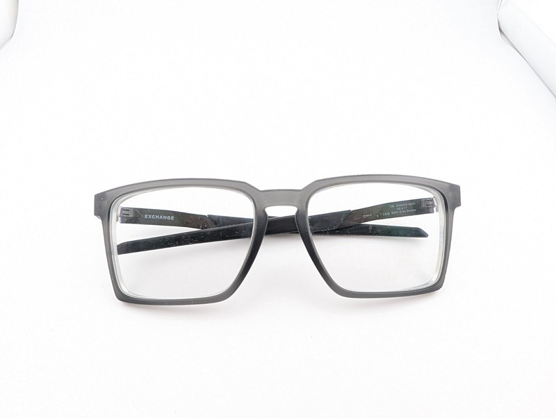 Oakley Eyeglasses Frames Only, EXCHANGE, OX8055-0256, 56-17-136, Satin Grey