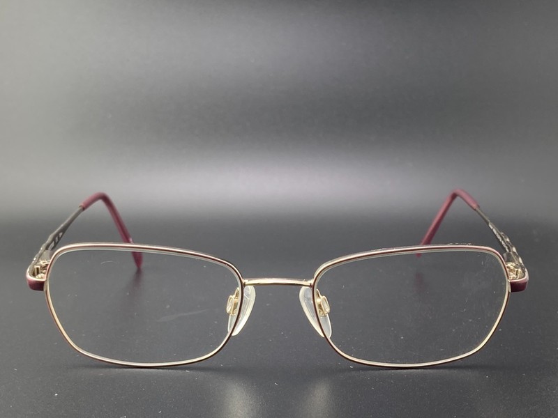 Charmant Aristar Eyeglasses Frame AR6899 534 Rectangular 49-17-135 Purple Silver gallery