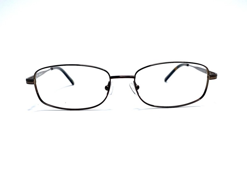 New Gant Brown Gold Metal Rectangular Glasses Wetlands CBRN 53 17 140