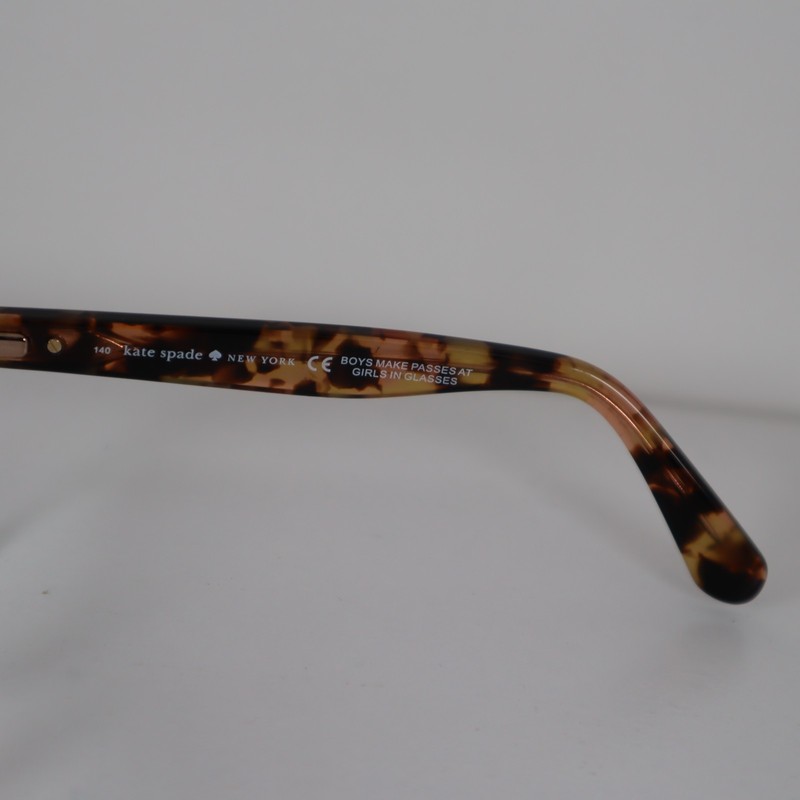 Kate Spade Ladonna 0S41 Gold Glitter Tortoise Eyeglasses Frames 53-15-140mm gallery