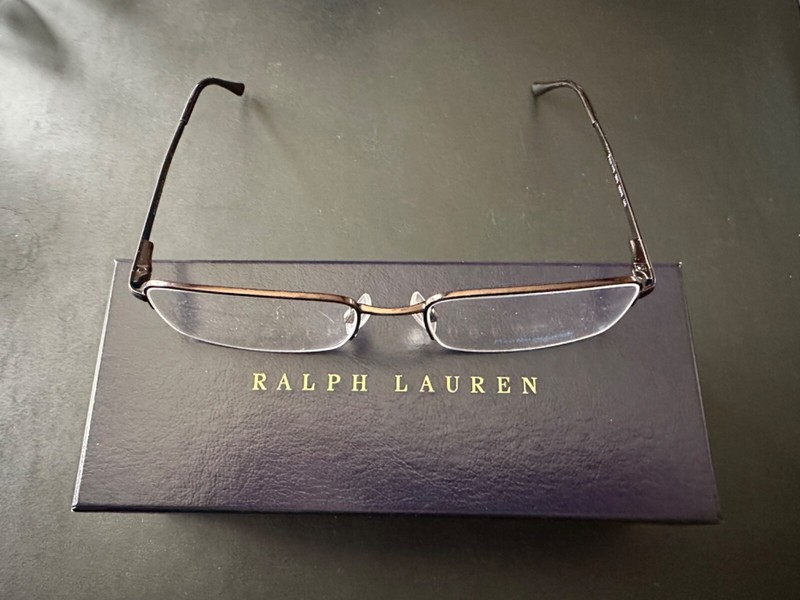 Ralph Lauren Frame 1116 Brown Made in Italy 55-18-140 (free shipping CONUS)