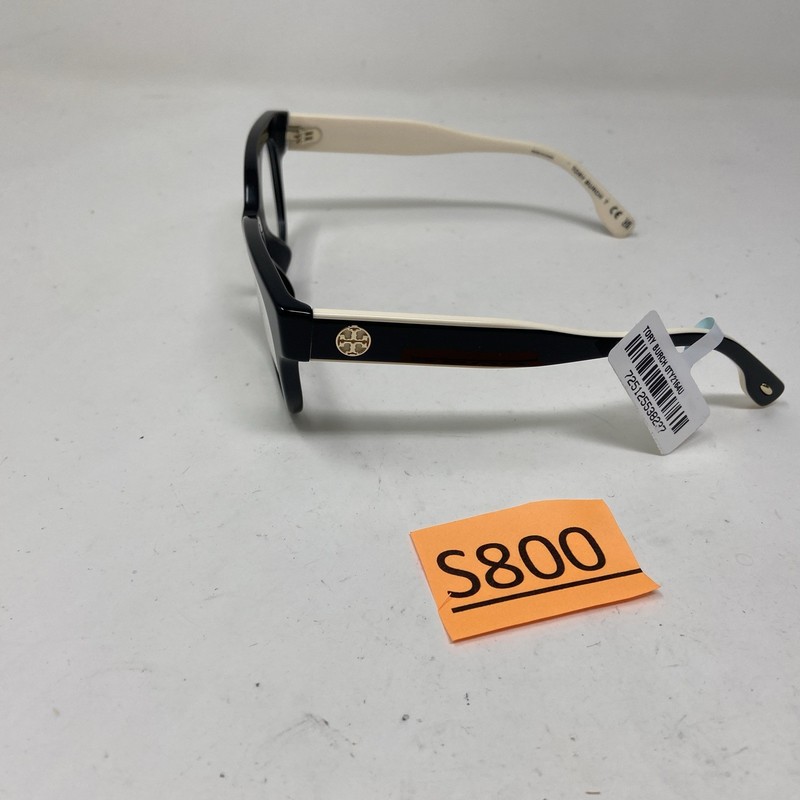 Tory Burch TY2164U 1988 49-19-135 Black Cream Eyeglasses Frame S800 gallery