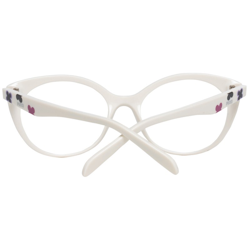Emilio Pucci EP5134 021 White Plastic Cat Eye Optical Eyeglasses Frame 54-18-140 gallery