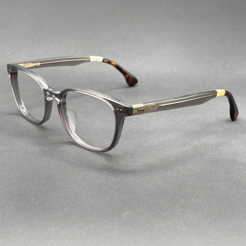 Toms Jasper 10005506 Eyeglasses Frame Gray Smoke 51-19-147 Used