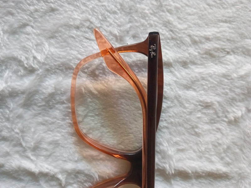 NEW RAY-BAN RB 5422 8312 CLEAR BROWN FADE AUTHENTIC EYEGLASSES 54-16 gallery
