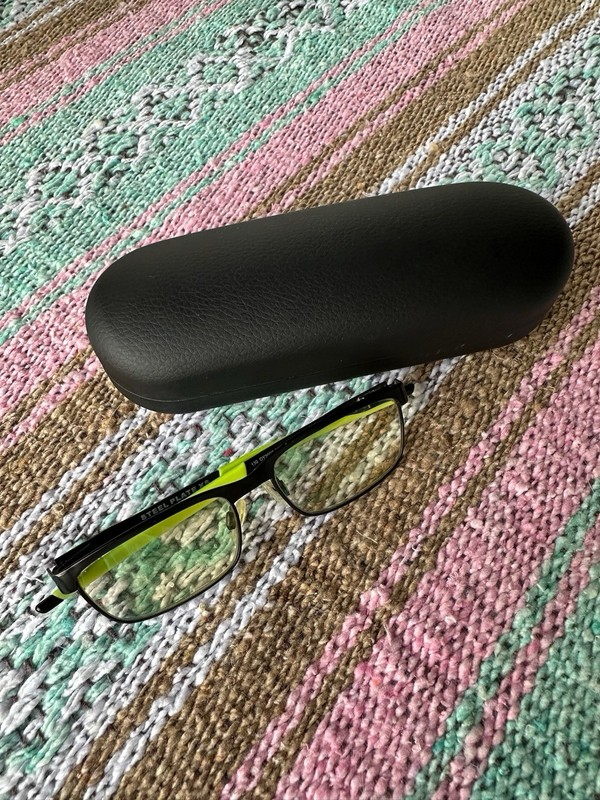 AUTHENTIC OAKLEY STEEL PLATE XS OY3002-0448 Satin Black Young Frame 48mm 15 130