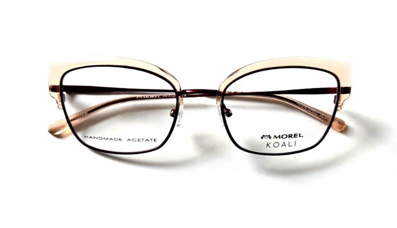 MOREL KOALI 20069K PR16 PINK WOMEN NEW AUTHENTIC FULL RIM EYEGLASSES 54-20-145