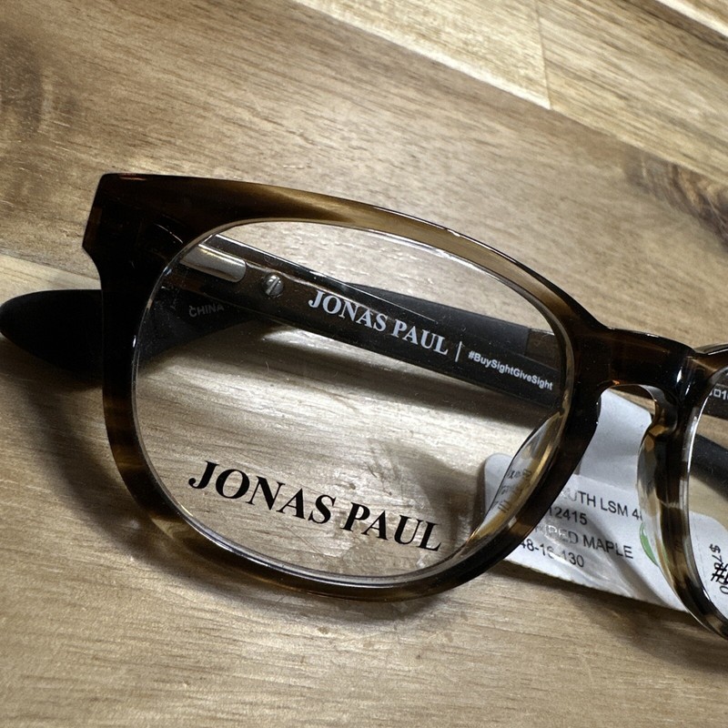 Jonas Paul Ryan Ruth LSM Striped Maple Eyeglass Frames 48 16 130 For Youth gallery