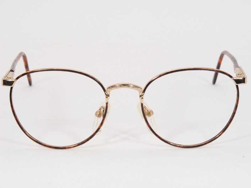 Vintage MAISON de FRAMES A3213P Gold /Demi Brown UNIQUE EYEGLASSES 48-20-134mm gallery