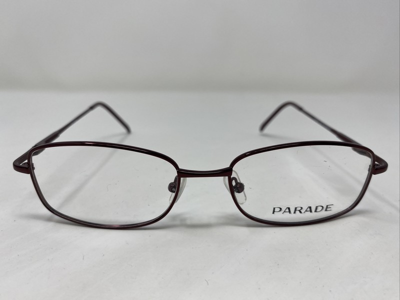 Parade Eyewear 1602 Cranberry 51-17-135 Red Metal Full Rim Eyeglasses Frame ZX88
