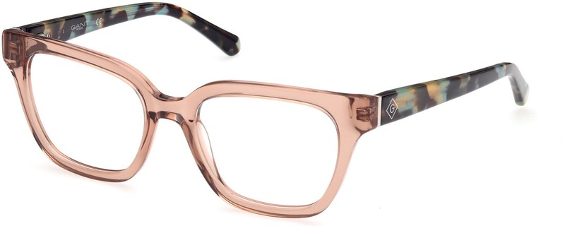 GANT GA4124 059 Beige/Other Plastic Cat Eye Optical Eyeglasses Frame 52-18-140