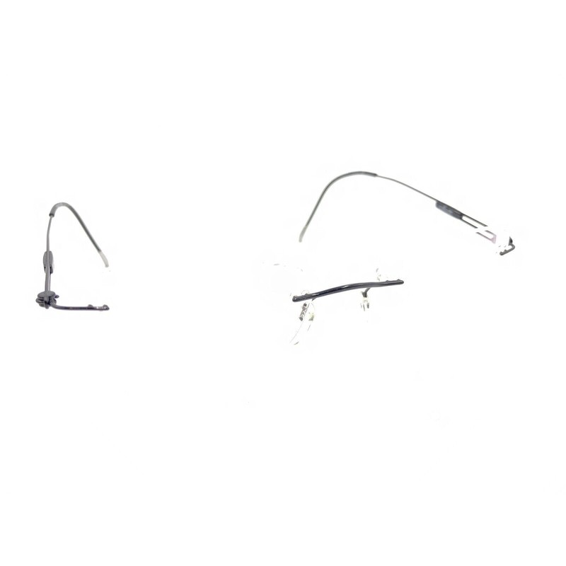 Silhouette 7534 50 6082 Titanium Black Rimless Eyeglasses Frames 17 135 Austria