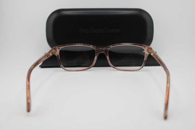 NEW RALPH LAUREN RL 6062 5878 PINK BROWN HORN AUTHENTIC EYEGLASSES 52-16 gallery