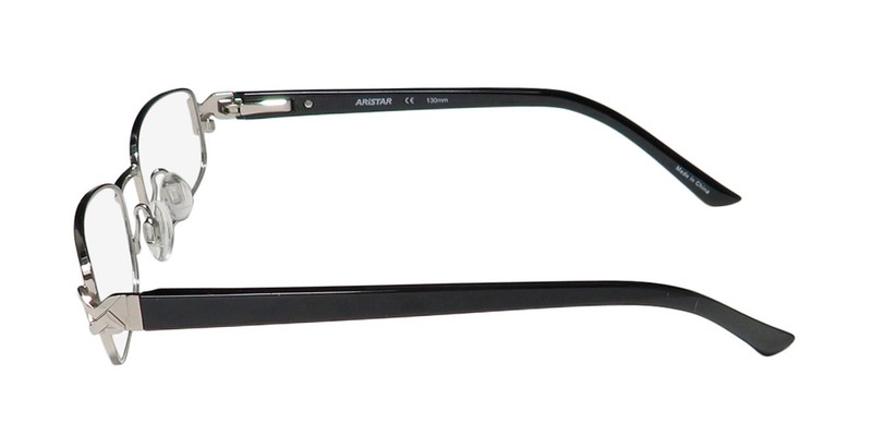 NEW ARISTAR 16363 GLASSES METAL & PLASTIC RECTANGULAR SILVER 47-16-130 524 gallery