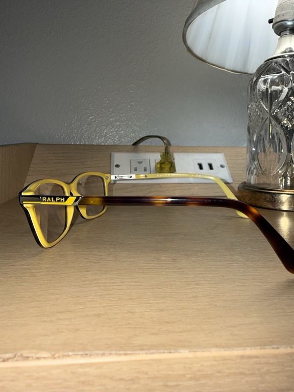 Ralph by Ralph Lauren RA7044 1142 Full Rim Tortoise Shell Yellow Eyeglasses gallery