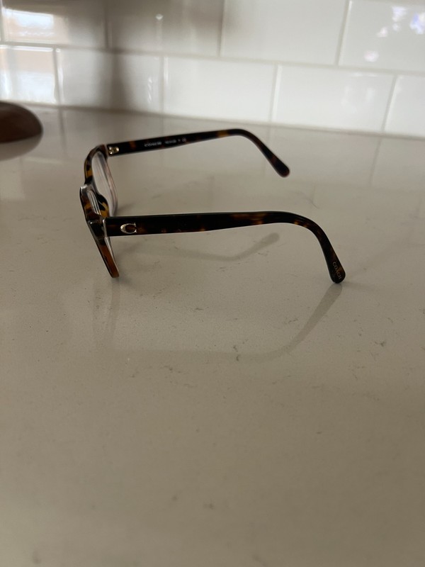 Coach Eyeglass Frames HC6129T 54-16-140 Black Tortoise 5446 gallery