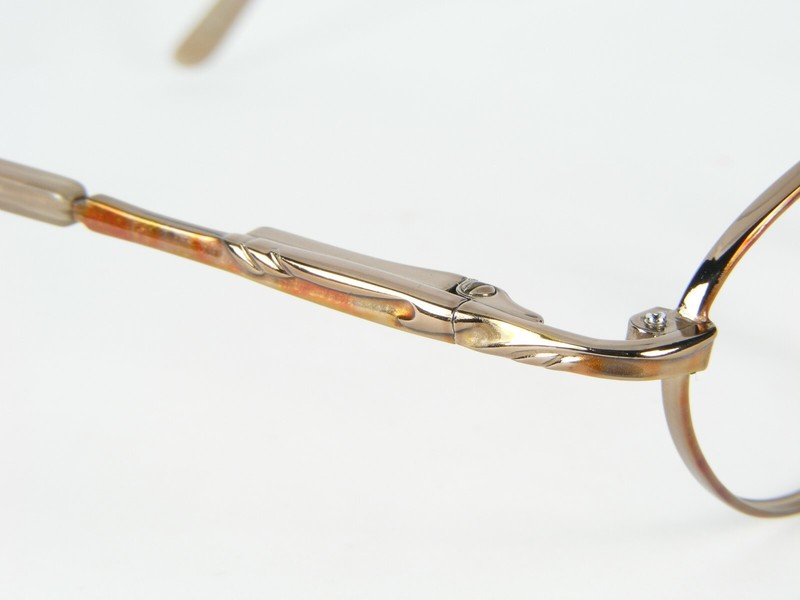 ELIZABETH ARDEN EA-677-2 DEMI AMBER /BRONZE EYEGLASSES FRAME 50-17-135mm (NOTES) gallery