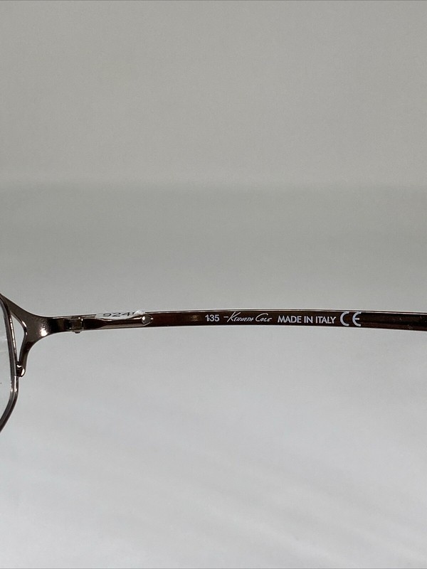 KENNETH COLE NEW YORK KC547 J78 NOS Italy Brown Eyeglasses Frame 52-16-135 gallery