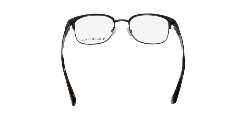 NEW REPUBLICA BOSTON EYEGLASS FRAME 50-19-135 FULL-RIM UNISEX METAL BR BROWN gallery
