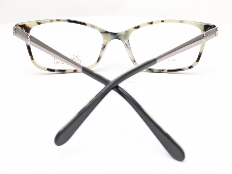 Emozioni by Safilo EM 4050 TCB White Black Women's Eyeglasses Frames 52-17-135 gallery