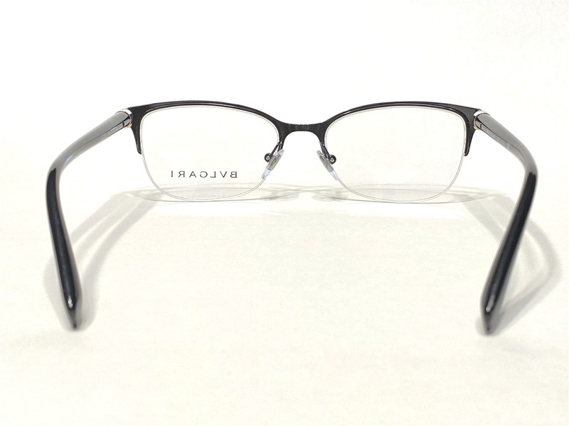 Women's Bvlgari Eyeglasses Frames BV2189 239 Black Half Rim 51/16~140 NEW gallery