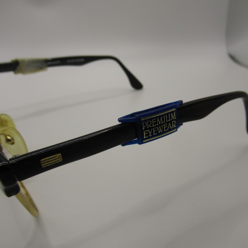 Zimco Wolcott Black Wood Browline Reading Glasses Frames 50-20-150 Handmade gallery