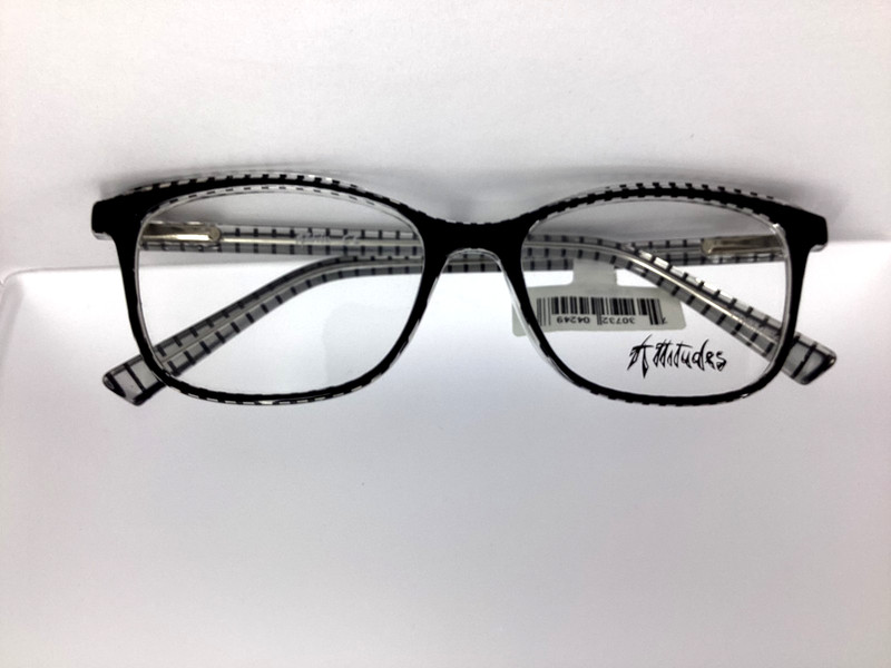 ATTITUDE Women's Eyeglasses Frame Black #51 51-17-140 Optical Eyewear gallery