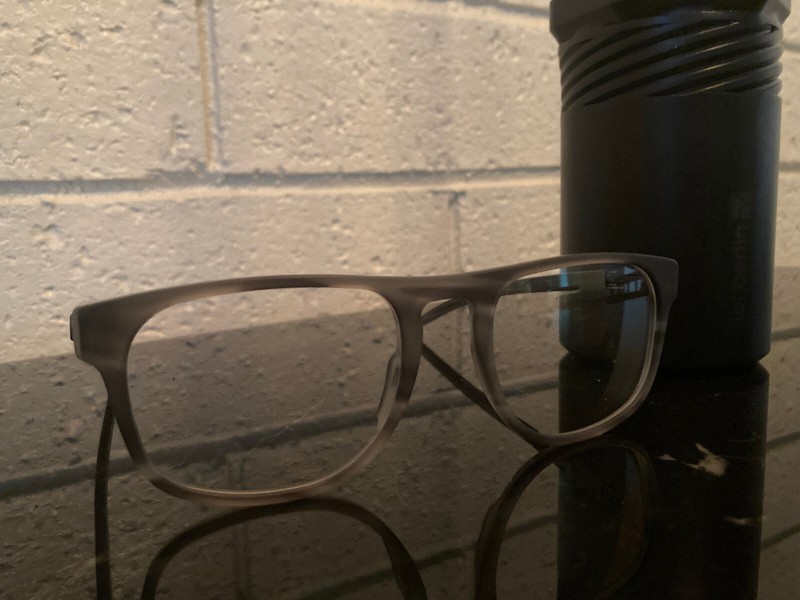 IC BERLIN Detlef H. Smokey-Matte Black Authentic 53mm Eyeglasses