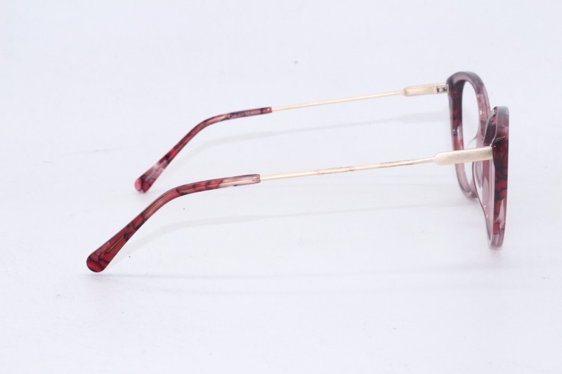 NEW CHELSEA MORGAN CM 202214 CRANBERRY GOLD AUTHENTIC DESIGNER EYEGLASSES 53-17 gallery