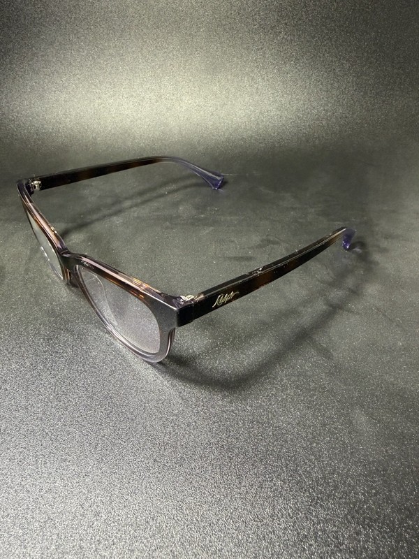 RALPH LAUREN RA7102 5736 54 17 140 Top Dark Havana Grad Violet Eyeglasses Frame gallery