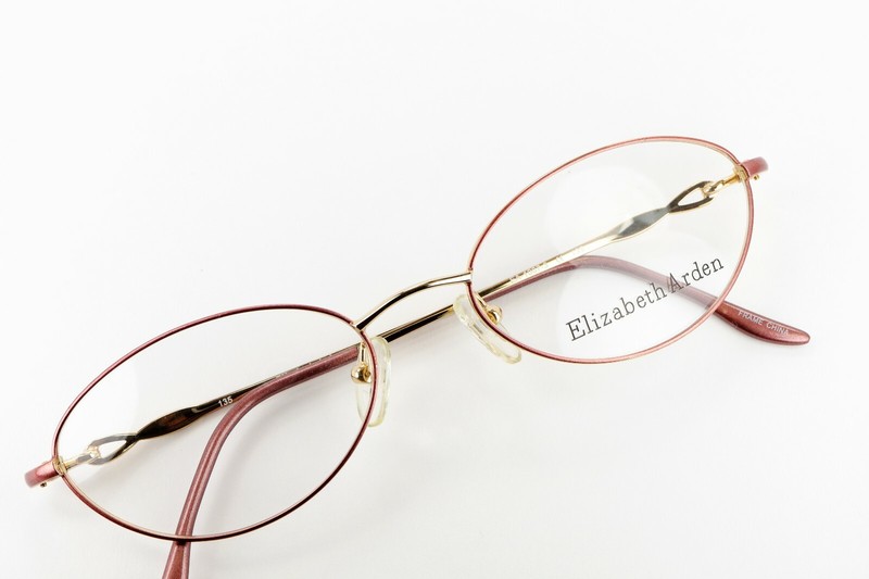 Elizabeth Arden EA 1007-3 Gold / Purple metallic 51-17-135 Eyeglass Frames D69