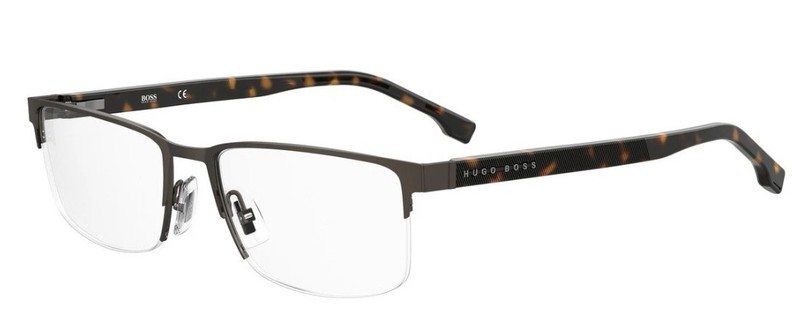 Boss Boss 1302/U YZ4 Eyeglasses Men Matte Brown 57-18-145