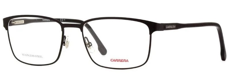 Carrera – 262 – 003 Matte Black – Men’s Full Rim Stainless Steel Eyeglasses 57mm