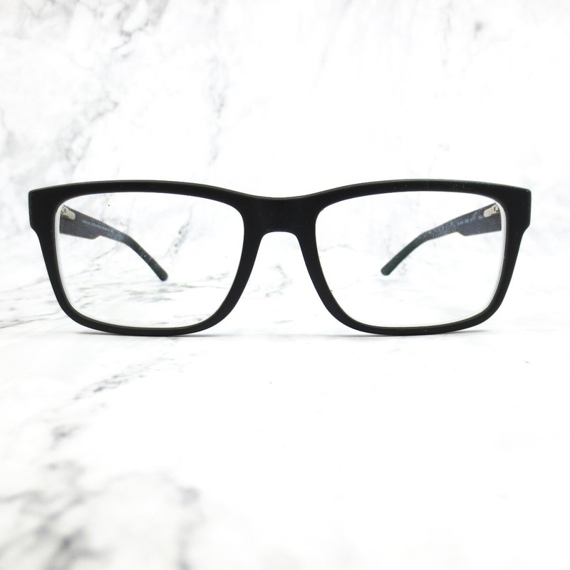 Armani Exchange AX3016 8078 Eyeglasses Black Rectangular Frames 53-17-145