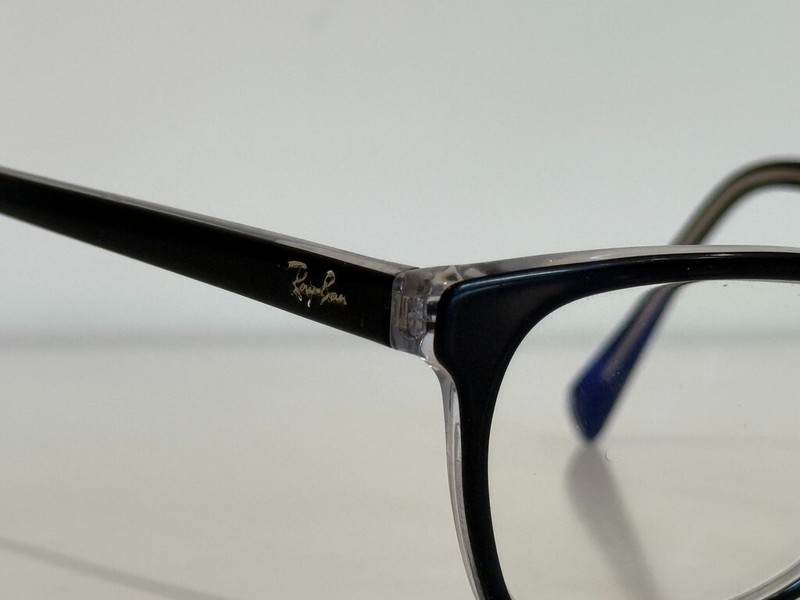 Ray Ban RB 5362 2034 Square Black Clear Eyeglasses Frame 54-17-140 gallery