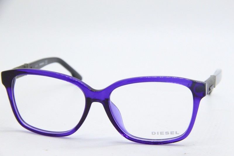 NEW DIESEL DL5108-F col. 081 PURPLE BLACK AUTHENTIC EYEGLASSES FRAMES 57-15