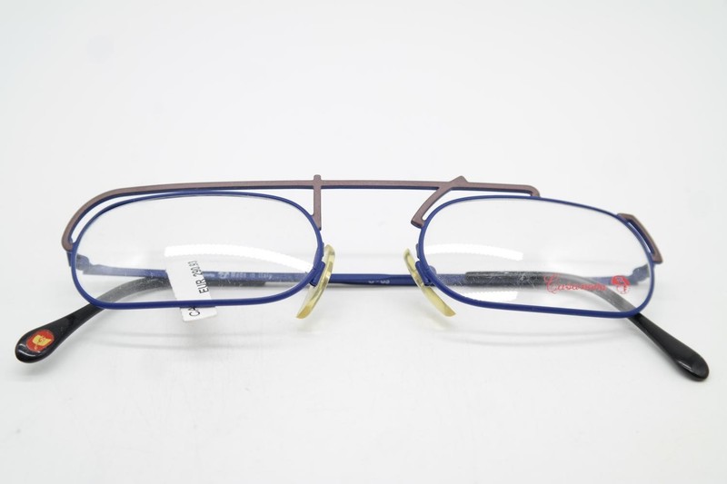Vintage Glasses Casanova LC-29 Blue Bronze Oval Eyeglass Frame gallery