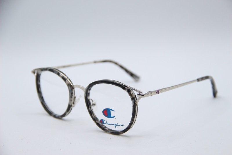 NEW CHAMPION BRI C02 GRAY BLACK AUTHENTIC EYEGLASSES 49-20