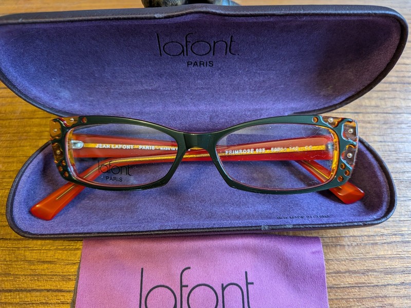 Jean Lafont Paris Eyeglasses with Case Primrose