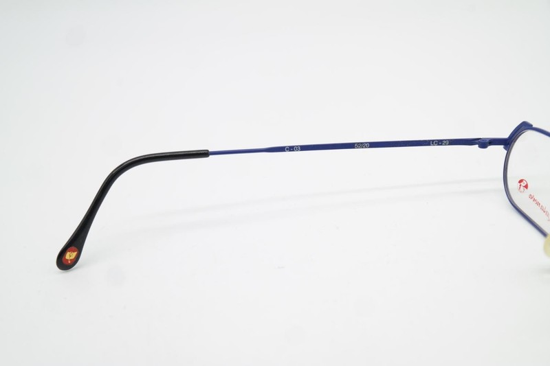 Vintage Glasses Casanova LC-29 Blue Bronze Oval Eyeglass Frame gallery