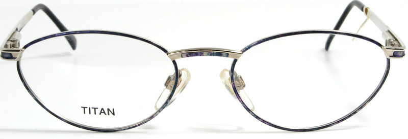 SEE YOU METZLER TITAN Multicolor / Silver Eyeglasses Frame 52-17-135 Germany NOS