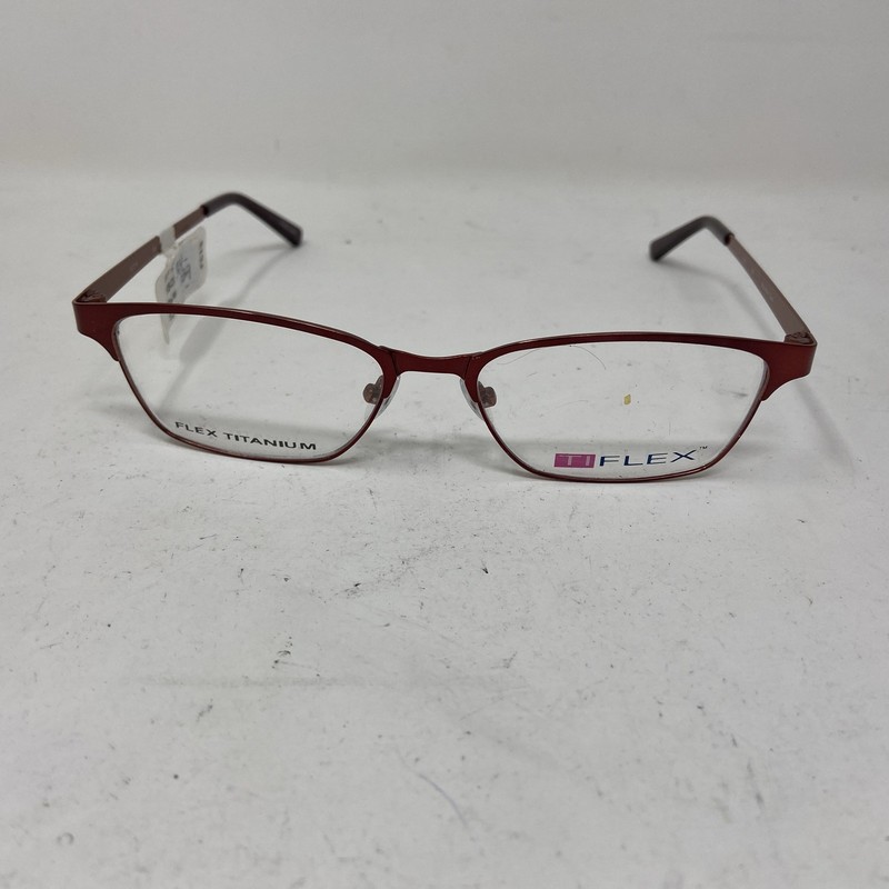 Ti Flex Eyewear 2103 604 Wine Burgundy 52-16-135 Flex Titanium Eyeglasses IR02