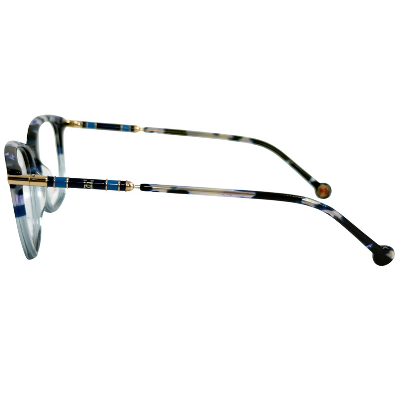 Carolina Herrera CH 0027 Womens Plastic Eyeglass Frame 0IPR Havana Blue 55-16 gallery