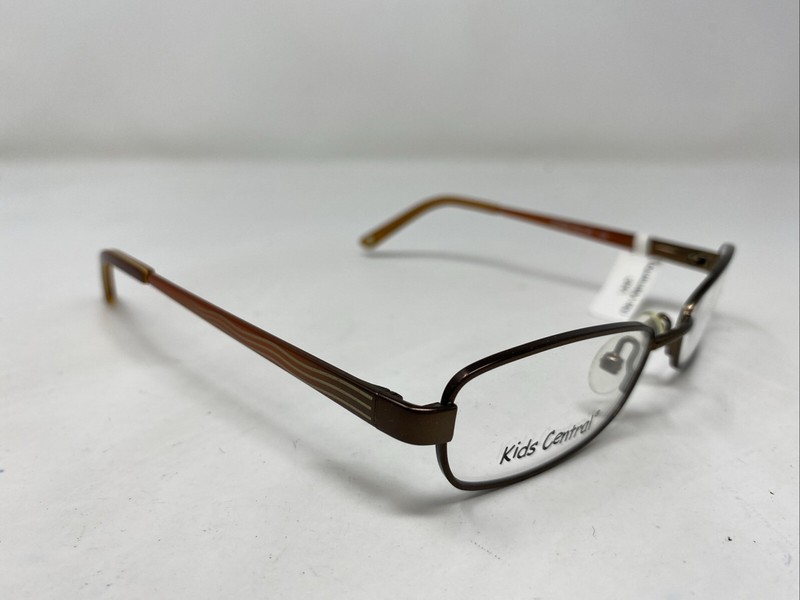 Kids Central KC1615 #1 47-17-125 Brown Metal Full Rim Eyeglasses Frame KM43 gallery