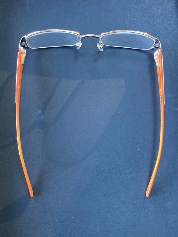 Versace MOD 1084 1045 Orange Brown Eyeglasses Frames 52-17-135mm RX Frames Only gallery