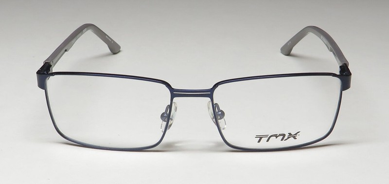 NEW TIMEX TMX MAN UP EYEGLASS FRAME BLUE MENS DESIGNER METAL & PLASTIC 50-15-135 gallery