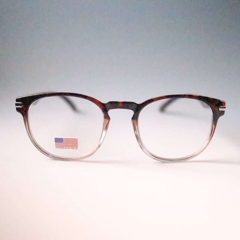 M Readers red Tortoise +1.25 49-21 137 full frame classic eyeglasses readers N15 gallery