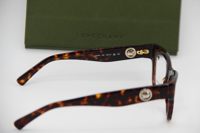 NEW LONGCHAMP LO 2743 242 HAVANA GOLD EYEGLASSES FRAMES 52-17 gallery