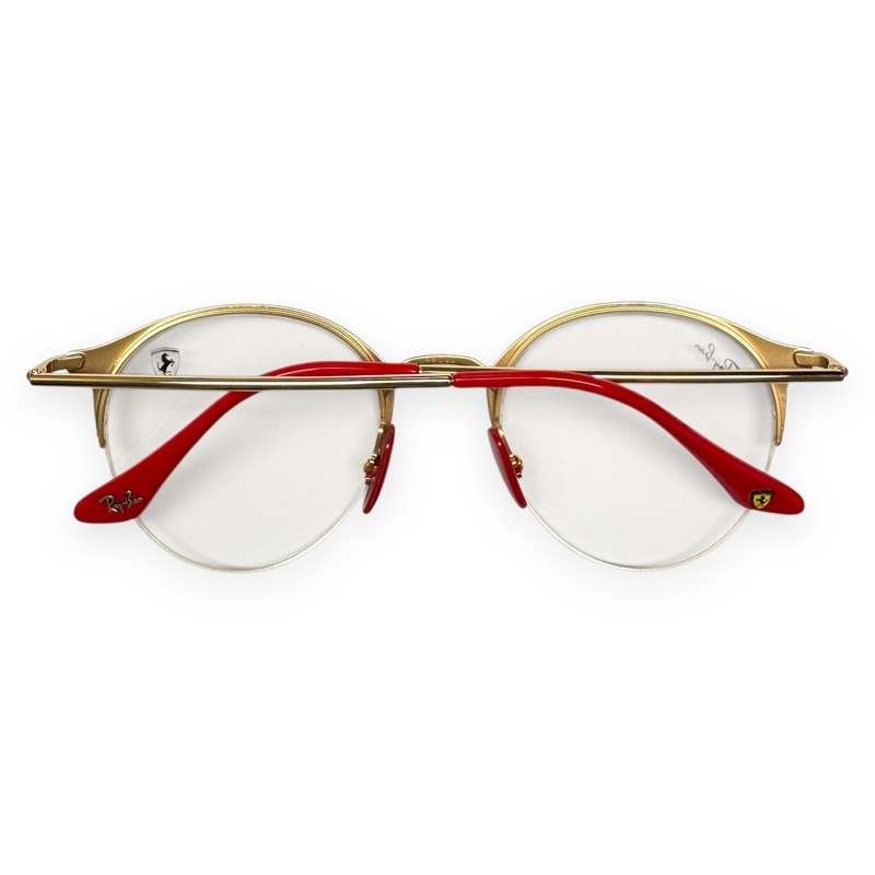 Ray-Ban Scuderia Ferrari Eyeglasses Glasses RB 3578VM F061 Black on Gold w/case gallery